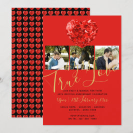 40º Aniversario de Boda RUBÍ Invitación de FOTOS c