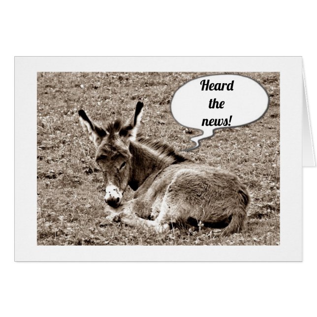 ***40º*** AVISOS DE CUMPLEAÑOS DE BABY MULE (Anverso (Horizontal))