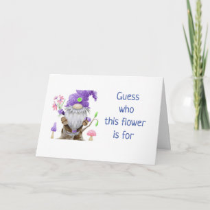 ***40º CUMPLEAÑOS*** Tarjeta COMICAL GNOME