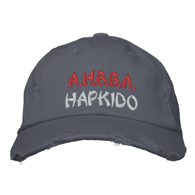 404 AHBBA Hapkido Blue Gorra (Anverso)