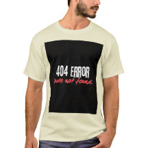 404 Camiseta para hombres de error