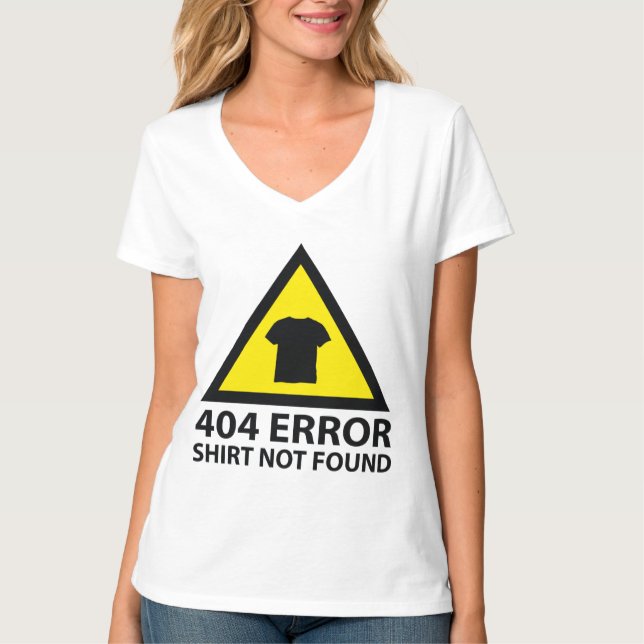 404 Error: No se encontró la camiseta (Anverso)