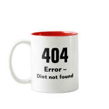 404 error - taza no encontrada de la dieta