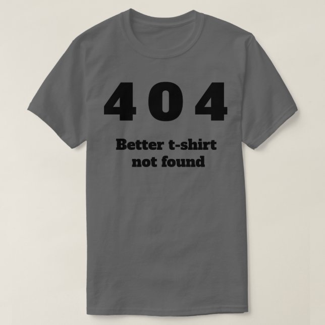 404 Mejor camiseta no encontrada (Diseño del anverso)