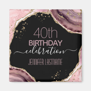 40.ª Fiesta de cumpleaños, piedra y imán de oro