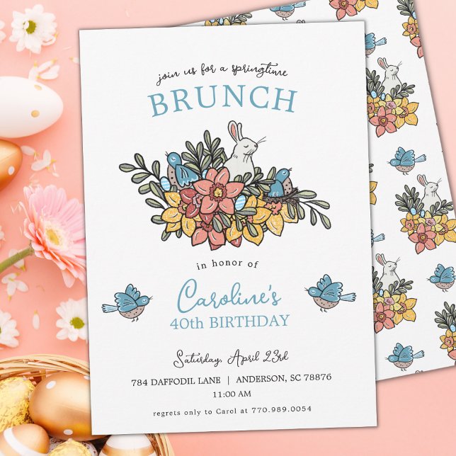 40.ª Invitación a Brunch Springtime (Subido por el creador)