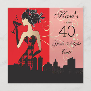 40.ª invitación a la fiesta de cumpleaños