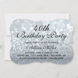 40.ª invitación a la fiesta de cumpleaños de Glam,