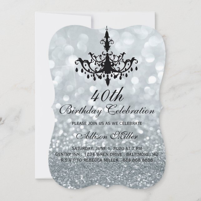 40.ª invitación a la fiesta de cumpleaños de la ar (Anverso)