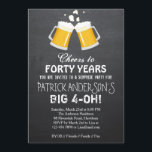 40.ª invitación por cumpleaños / Cerveza 40 cumple<br><div class="desc">Apple.Paperie@gmail.com</div>