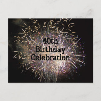 40.ª postal de celebración de cumpleaños