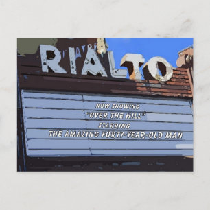 40.ª postal de cumpleaños feliz "Over the Hill"