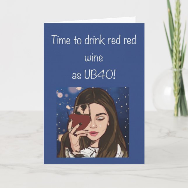 40.ª tarjeta de cumpleaños (Anverso)