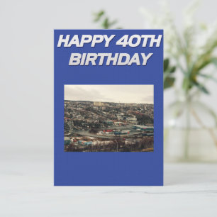 40.ª tarjeta de cumpleaños