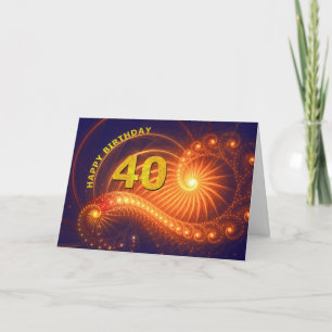 40.ª tarjeta de cumpleaños
