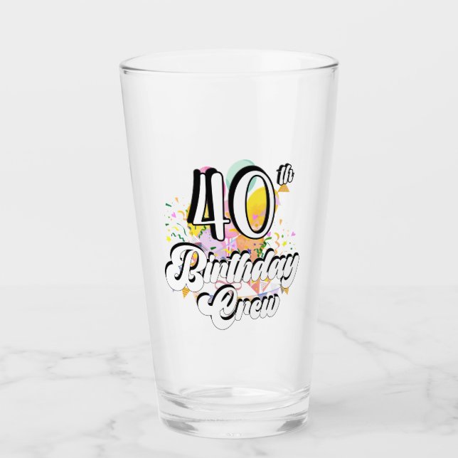 40.ª tripulación de cumpleaños 40 tripulantes Fies (Anverso)