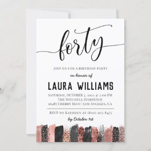 40.º guión Invitación al cumpleaños de palabra