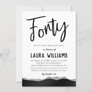 40.º guión Invitación al cumpleaños de palabra