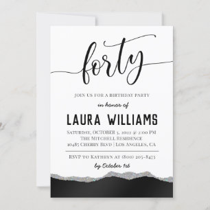40.º guión Invitación al cumpleaños de palabra