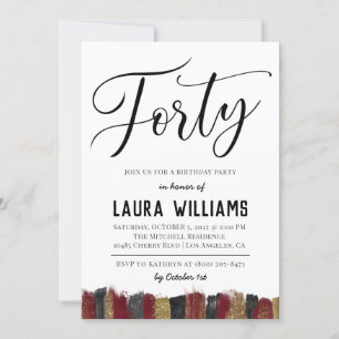 40.º guión Invitación al cumpleaños de palabra