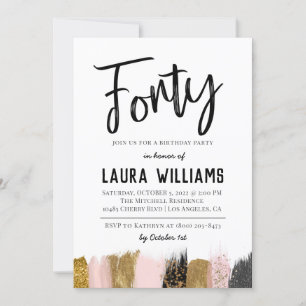 40.º guión Invitación al cumpleaños de palabra