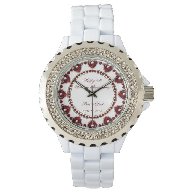 40.º reloj de aniversario Boda (Anverso)