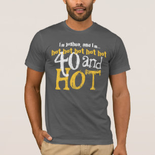 ¡40.a camisa 40 del cumpleaños del regalo
