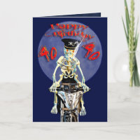 40.a tarjeta de cumpleaños del motorista