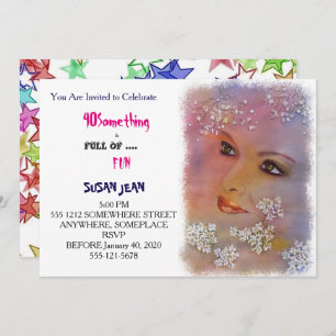 40 ALGO y lleno de invitación hermosa de la