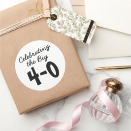 40 Aniversario - Celebración de los 40 Pegatinas