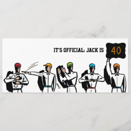 40° aniversario de la invitación al partido de fút