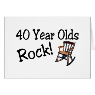 40 años de la roca (mecedora)