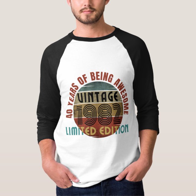 40 años de ser una increíble camiseta (Anverso)