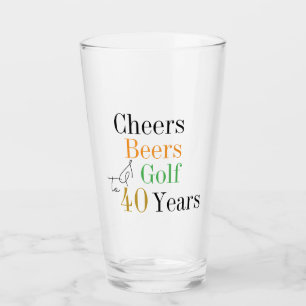 40 Años y Cervezas Golf Negro y Oro