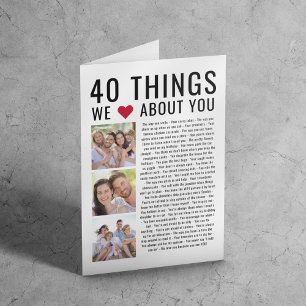 40 cosas que amamos de ti   40.ª tarjeta de cumple