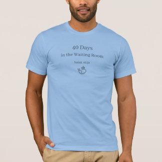 40 Días Esperando | Camiseta Cristiana para Hombre
