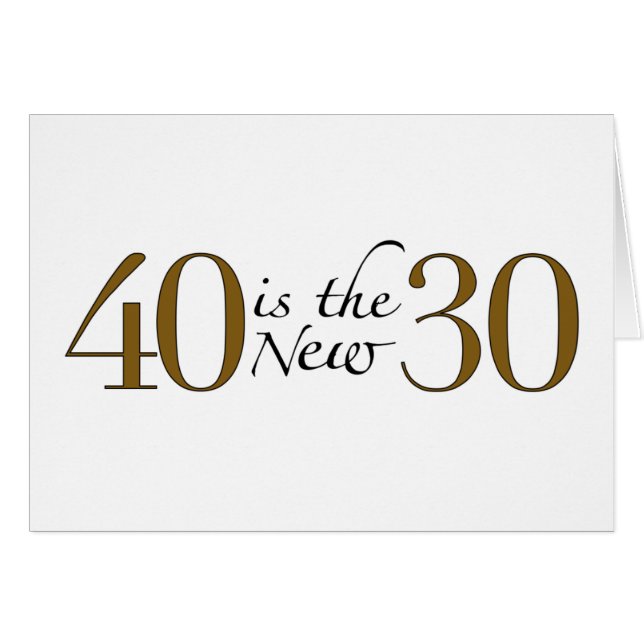40 es los nuevos 30 (Anverso (Horizontal))