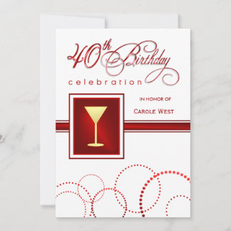 40 invitaciones a fiestas de cumpleaños - Personal