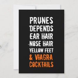 40 invitaciones de cumpleaños - Geezer