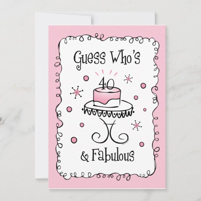 40 invitaciones de encargo fabulosas del (Anverso)