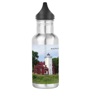 40 Mile Point Lighthouse botella de agua