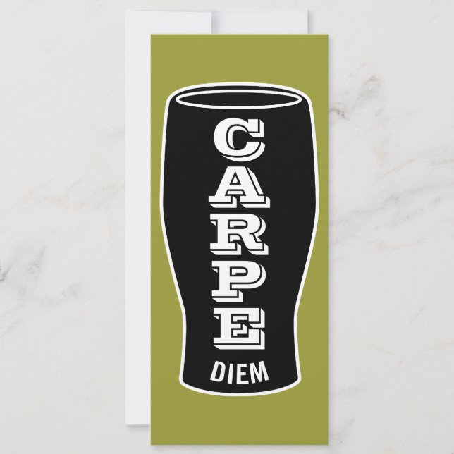 40.o Alegrías de Carpe Diem de la invitación de la (Anverso)