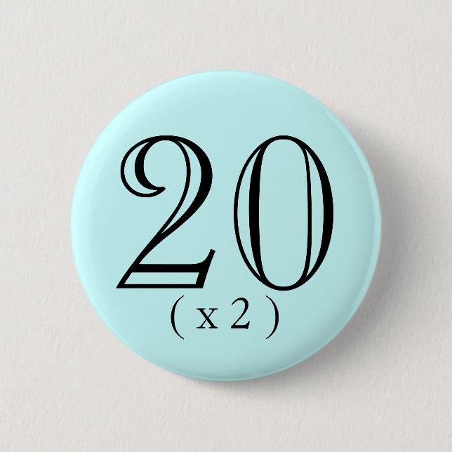 40.o Botón de impulso del cumpleaños (Anverso)