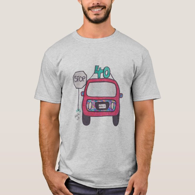 40.o Camiseta del cumpleaños (Anverso)