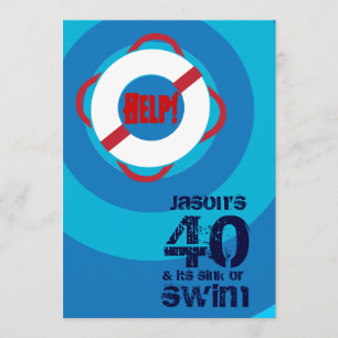 40.o Invitación de la fiesta en la piscina del