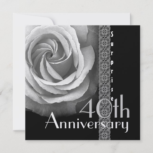 40.o Invitación del aniversario de la SORPRESA - (Anverso)