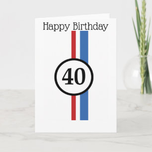 40.o Tarjeta de cumpleaños de Herbie