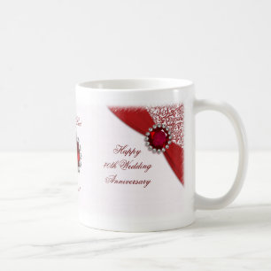 40.o Taza del aniversario de boda