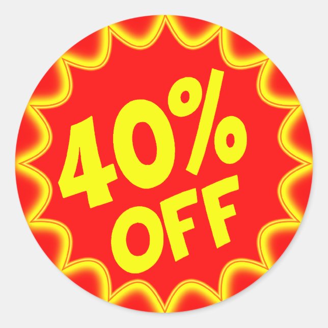 40 POR CIENTO DE LA ETIQUETA DE MINIATURA (Anverso)