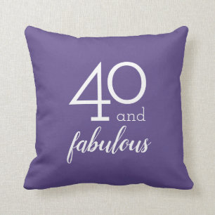 40 y Cojín decorativo fabuloso, 40.o de la violet